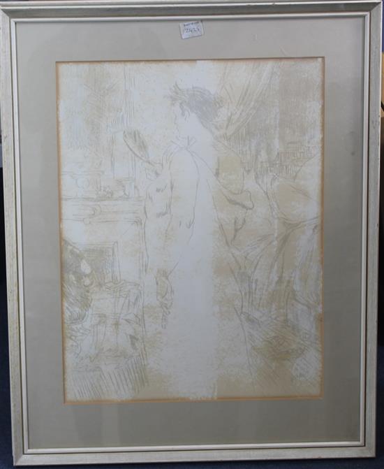 Henri Toulouse-Lautrec (1864-1901) Elles. London: The Toulouse-Lautrec Circle, 1969, 20.25 x 15.5in.